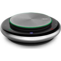 Yealink CP900 Teams Edition speakerphone, black with silver top, circular design, USB/Bluetooth connectivity.