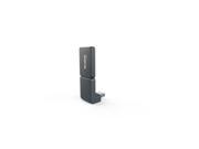 Yealink DECT Dongle YEA-DD10K in black plastic, featuring a compact design with a USB connector for wireless communication with compatible devices.