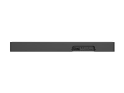 Yealink MeetingBar A40-010 in sleek black, featuring a slim design with multiple ports for connectivity on the back, ideal for video conferencing solutions.