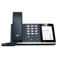 Black Yealink MP54 Version 2 IP Phone with touchscreen, numeric keypad, and HD audio handset.