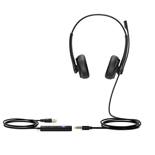 Yealink UH34 SE Stereo/Dual Teams USB-A Headset Wired Head-band Calls/ - image 3
