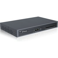 Black Yeastar P570 IP PBX system with multiple ports, sleek rectangular design, and front panel logo.