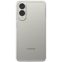 Clear ZAGG Crystal Palace Lite case for Galaxy S25 Edge, showcasing dual rear cameras and slim transparent design.