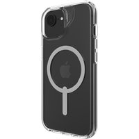 Clear ZAGG Crystal Palace Snap Case for iPhone with MagSafe ring and reinforced corners.