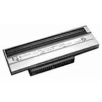 Zebra 105934-033 Printer Kit features a sleek silver and black design with a flat rectangular shape, showcasing a connector interface and label printing components.
