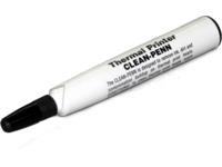 White cleaning pen with a black cap, labeled "Thermal Printer CLEAN-PENN" in black text, designed for maintaining Zebra printers.