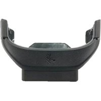 Black Zebra ADPTR-TC56-USBC-01 barcode reader accessory with curved holder and USB-C connector.