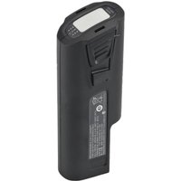 Black Zebra handheld mobile computer battery with curved edges and label on the side.
