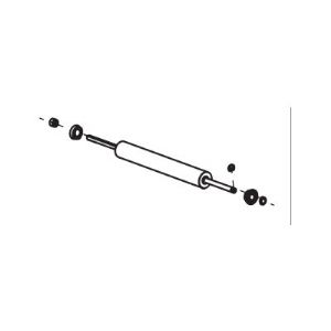 Zebra G22101M Printer Kit featuring a cylindrical roller in white with black end caps, accompanied by small black components surrounding it.