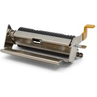 Zebra Kit Peel Assembly ZT410, metallic frame with black roller and orange handle, designed for label printers.