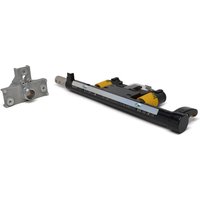 Zebra Kit ZT420 Toggle Bar, black and silver with yellow accents, includes metal mounting bracket.