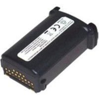 Black Zebra Li-Ion battery, 2600 mAh, with white label and gold connector pins on one end.