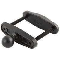 Black Zebra MNT-RAM-B247U25 holder accessory with dual screw bars and a round ball joint attachment.