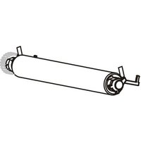 Zebra P1027135-040 printer kit with cylindrical roller and gear components, black and white design.