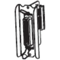 Black and white Zebra printer/scanner spare part with rectangular shape and mounting brackets.