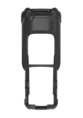 Black, durable plastic case designed for the Zebra SG-MC34-RBTG-01 handheld mobile computer, featuring cutouts for buttons and ports for easy access.