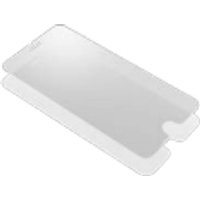 Clear Zebra handheld mobile computer screen protector with rounded edges and cutout notch.