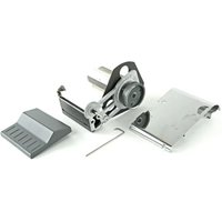 Zebra Upgrade Kit Cutter with metallic components, gray plastic piece, and small hex key tool.