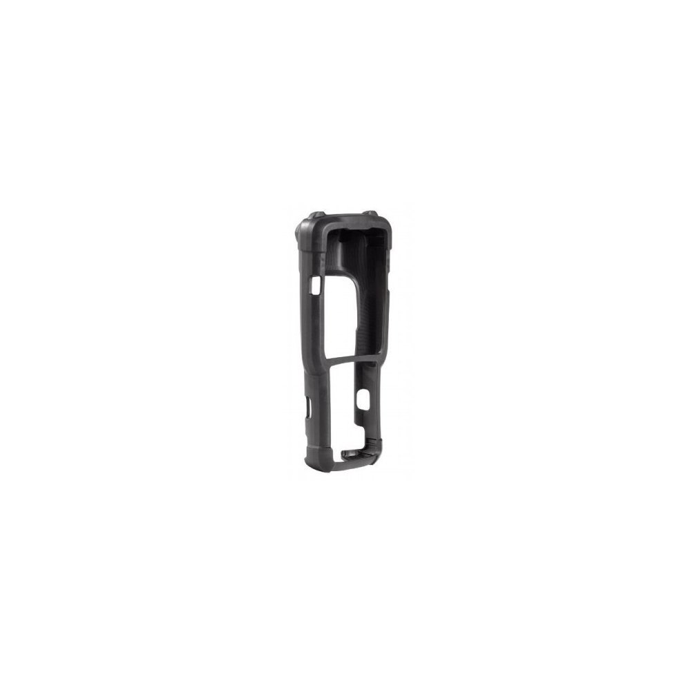 Black soft case for Zebra ZQ520, made from durable material, featuring cutouts for buttons and ports, designed for protection and easy access.