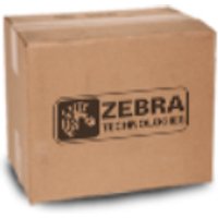 Zebra ZT410 Kit Rewind Packaging, brown cardboard box with Zebra logo and text in black.
