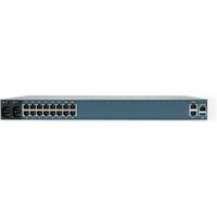 ZPE Nodegrid Serial Console R Series, 16-port, dual AC, blue-gray front, black sides, Ethernet ports.
