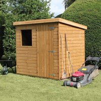 Black interlocking grid panels for 6x6 plastic shed base, lightweight and durable, suitable for garden sheds.