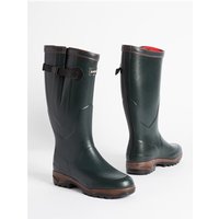 Bronze Aigle Parcours 2 ISO boots, knee-high, adjustable strap, textured sole, UK size 10-10.5.