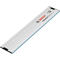 Bosch 800mm silver guide rail with black end caps and measurement markings along the edge.