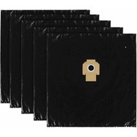 Black disposable plastic liners for DWV902M, five-pack, with central cardboard attachment point.