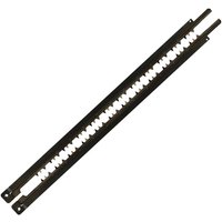 Black DeWalt XR FlexVolt alligator saw blade with dual serrated edges and rectangular ends.