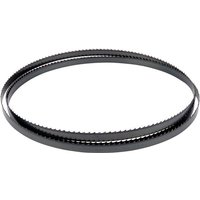 Draper BB1785 bandsaw blade, 1785mm x 3/8", black metal with 6 skip teeth pattern, coiled in a loop.