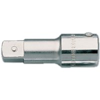 Silver Facom S.208 1/2" drive extension, 75mm long, with a polished finish and engraved branding.