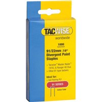 Tacwise 22mm Narrow Crown Staples - 1000 Pack - image 3