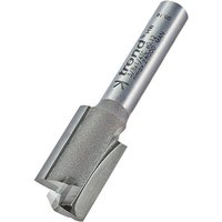 Silver Trend two flute straight cutter, 3/8X1/4TC, 12 x 19mm, with cylindrical shank and sharp cutting edges.