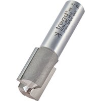 Silver Trend two flute straight cutter, 18 x 25mm, with cylindrical shank and engraved branding.