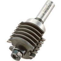 Steel Trend 866X1/2TC finger jointer with multiple stacked cutting blades and cylindrical shank.