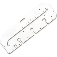 White Trend KWJ900 Kitchen Worktop Jig with multiple cut-out slots and guide holes for precise cutting.
