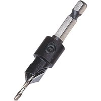 Black and silver Trend Snappy Countersink with hex shank and adjustable depth collar.