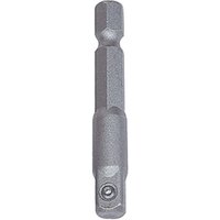 Silver Trend Snap/SDA/1 square drive bit, 1/4x50mm, with hexagonal shank and smooth cylindrical body.
