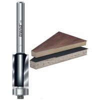 Silver Trend TR23X ยผ" guided profile trimmer with black detailing and sharp cutting edge.