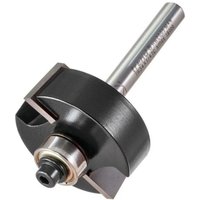 Trend TR34X1/4TC 35mm Guided Rebate Cutter with black circular body and silver shank.
