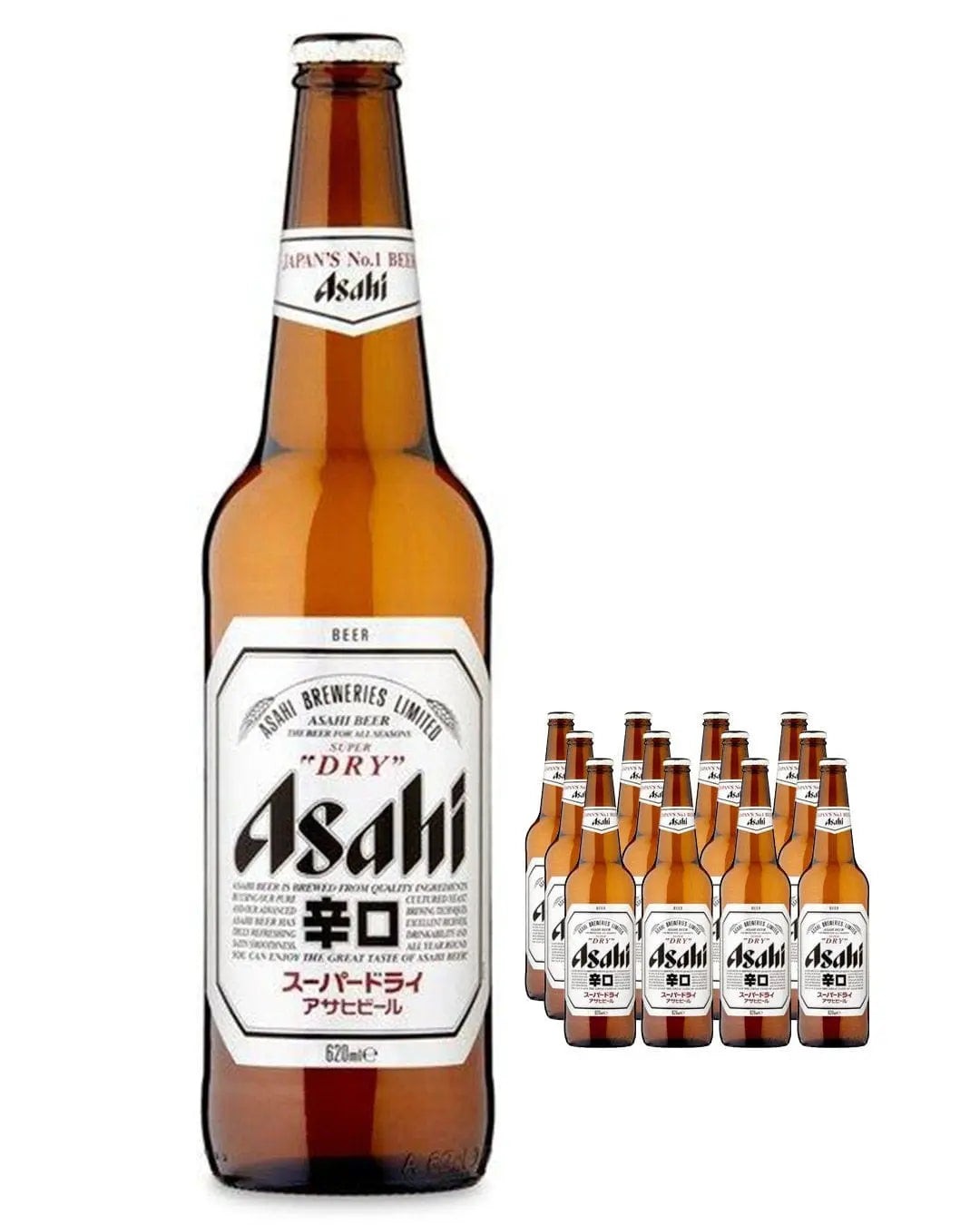 Asahi Asahi Super Dry Beer Bottle Multipack, 12 X 620 Ml
