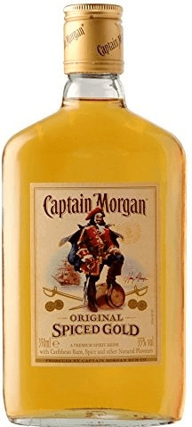 Captain Morgan Captain Morgan Spiced Gold Rum Half Bottle, 35 Cl