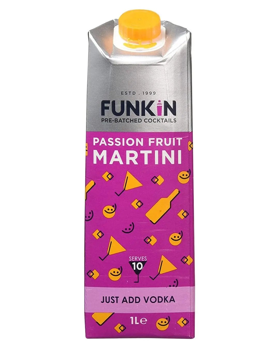 funkin Funkin Passion Fruit Martini Cocktail Carton, 1 L