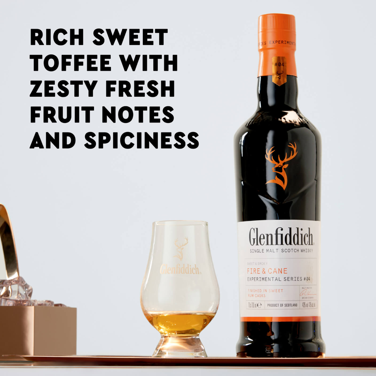 Glenfiddich Experimental Series Fire and Cane Single Malt Whisky, 70 cl - image 4