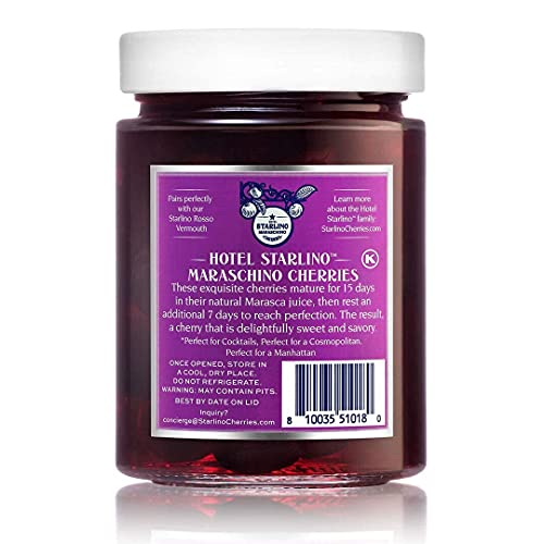 Hotel Starlino Italian Maraschino Cherries, 400 g - image 2