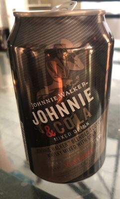 Johnnie Walker Johnnie Walker Red Label and Cola Premixed Cocktail Can Multipack, 12 X 330 Ml