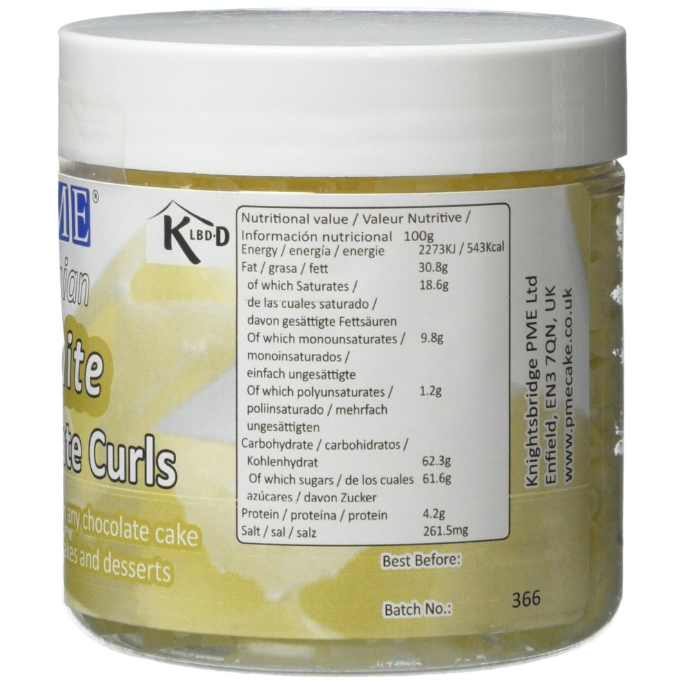 PME Chocolate Curls - White Chocolate - image 5
