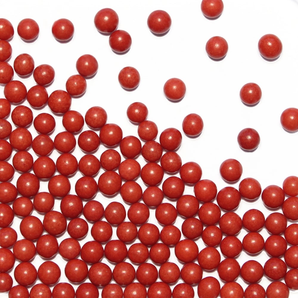 PME Sugar Pearls - Red - image 2