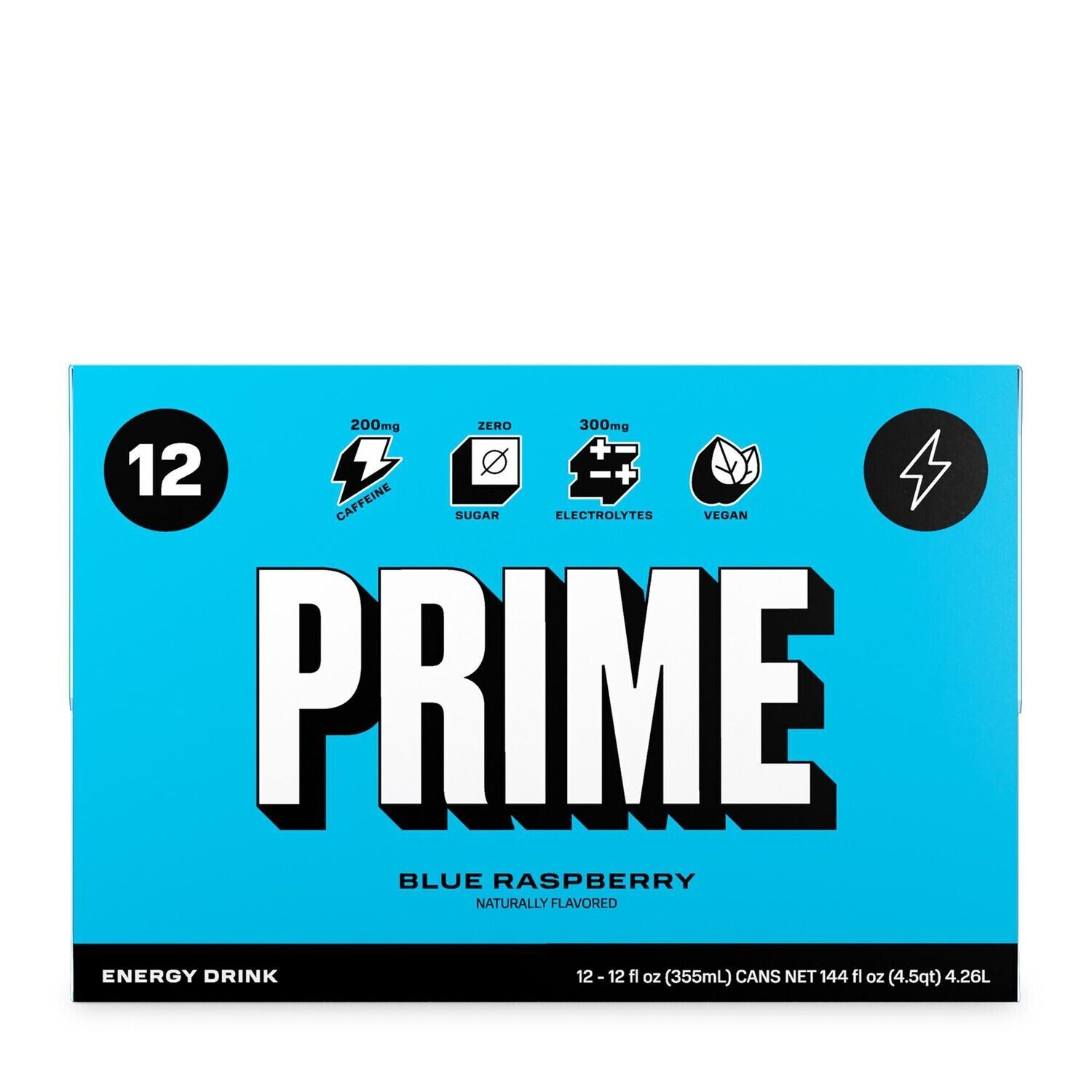 Prime Blue Raspberry Energy Drink Multipack, 12 x 330 ml - image 5